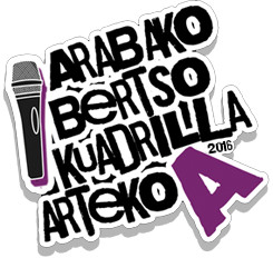 2016ko Arabako Bertso-kuadrilla artekoa logoa