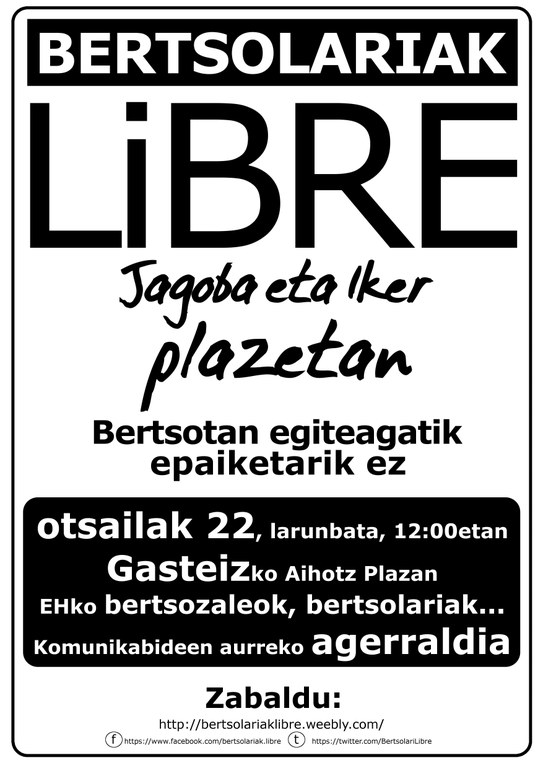 bertsolariak libre