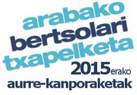 arabako bertsolari txapelketa 2015erako aurre kanporaketak banner