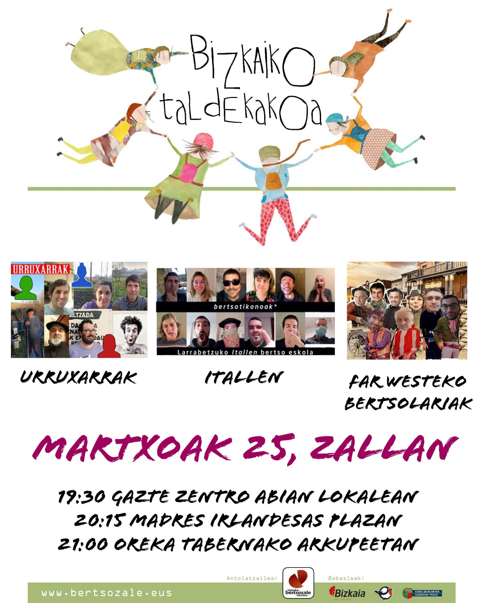 Barikuan, martxoaren 25ean, hasiko da Taldekakoa Zallan