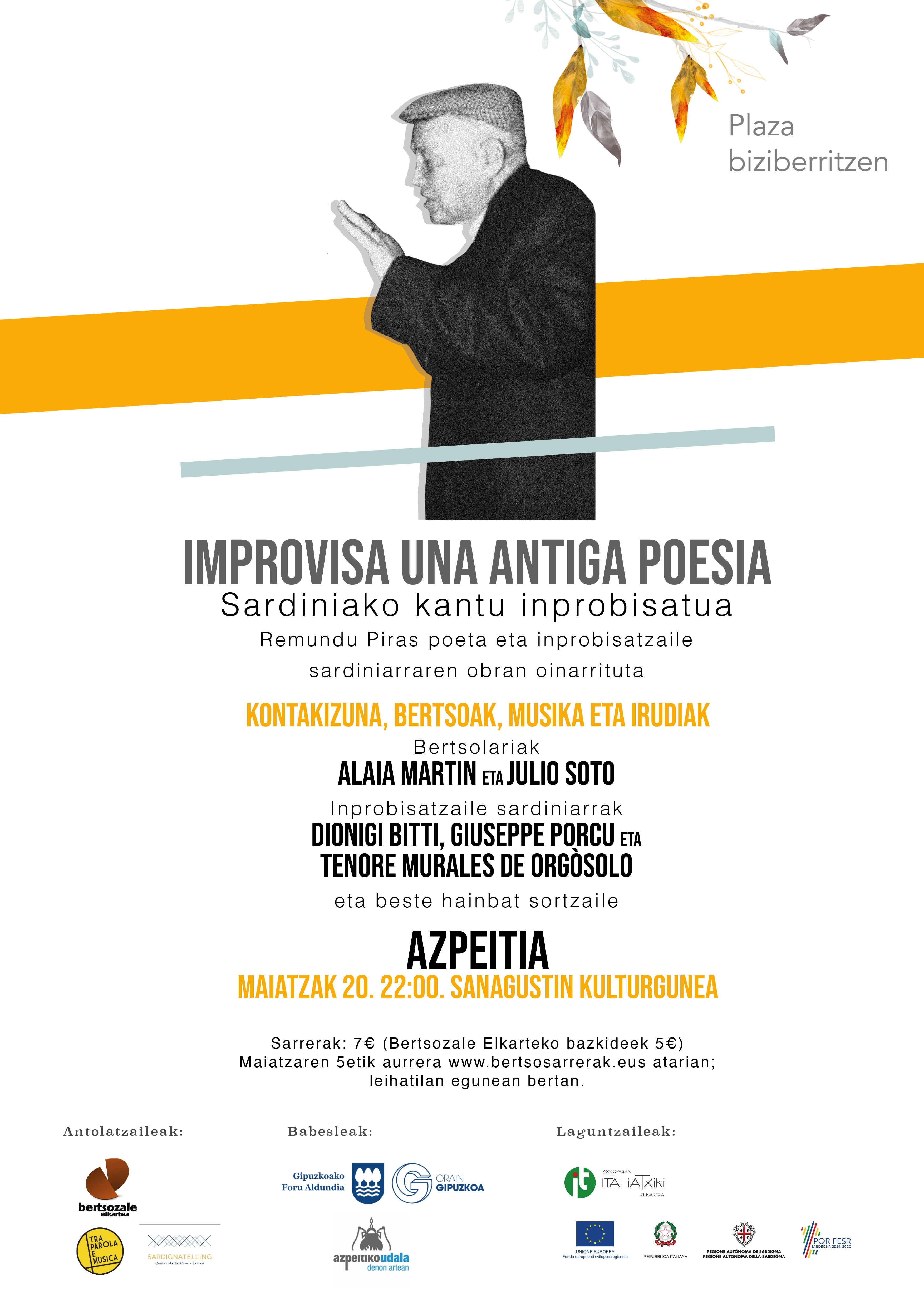 Bidaiak, maiatzak 20 Azpeitia