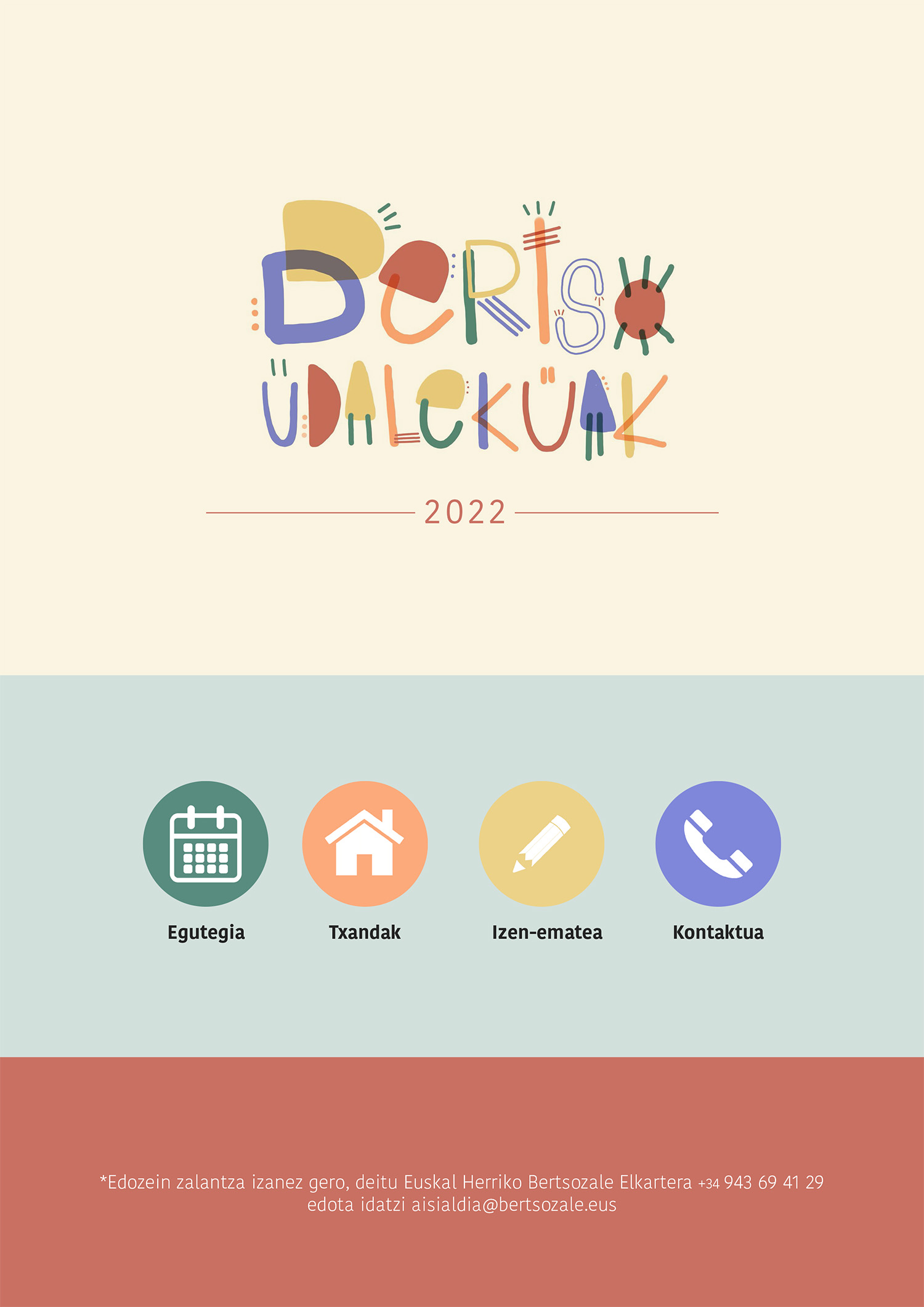 Bertso Udalekuak 2022. Eskuorria