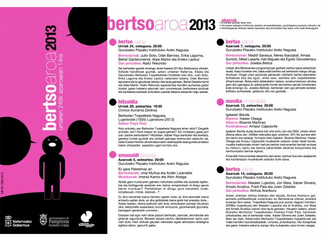 bertsoaroa 2013