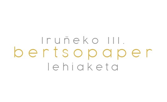 Iruñeko Bertsopaper Lehiaketa