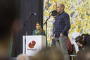 Eneko Lazkoz, saioko bigarren sailkatua, Eki Mateorenarekin kantari. (Josu Santesteban NBE)