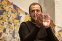Eneko Fernandezek txapelketari agur esan zion saioa bukatutakoan. (Josu Santesteban NBE)