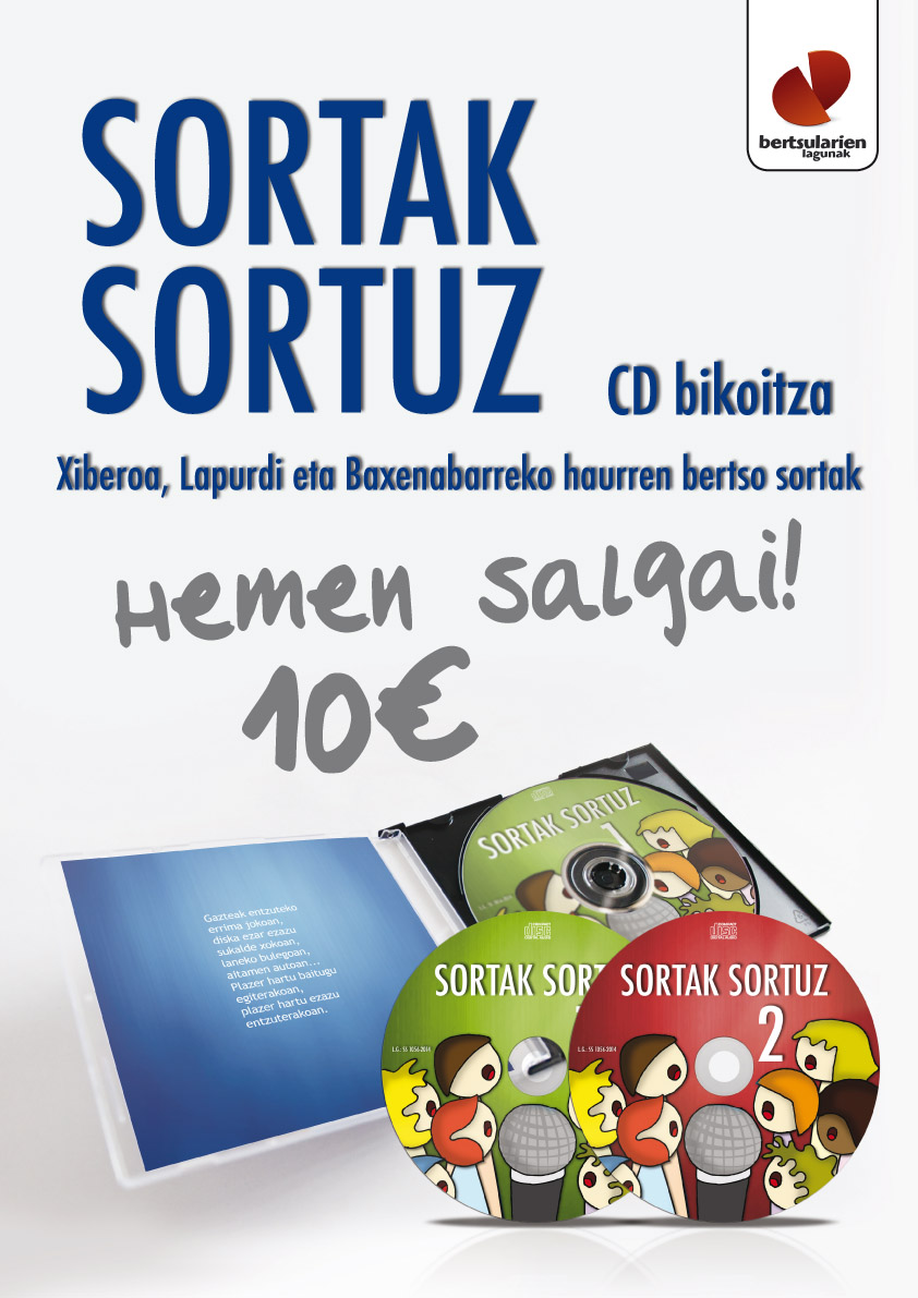 "Sortak Sortuz" CD bikoitza salgai